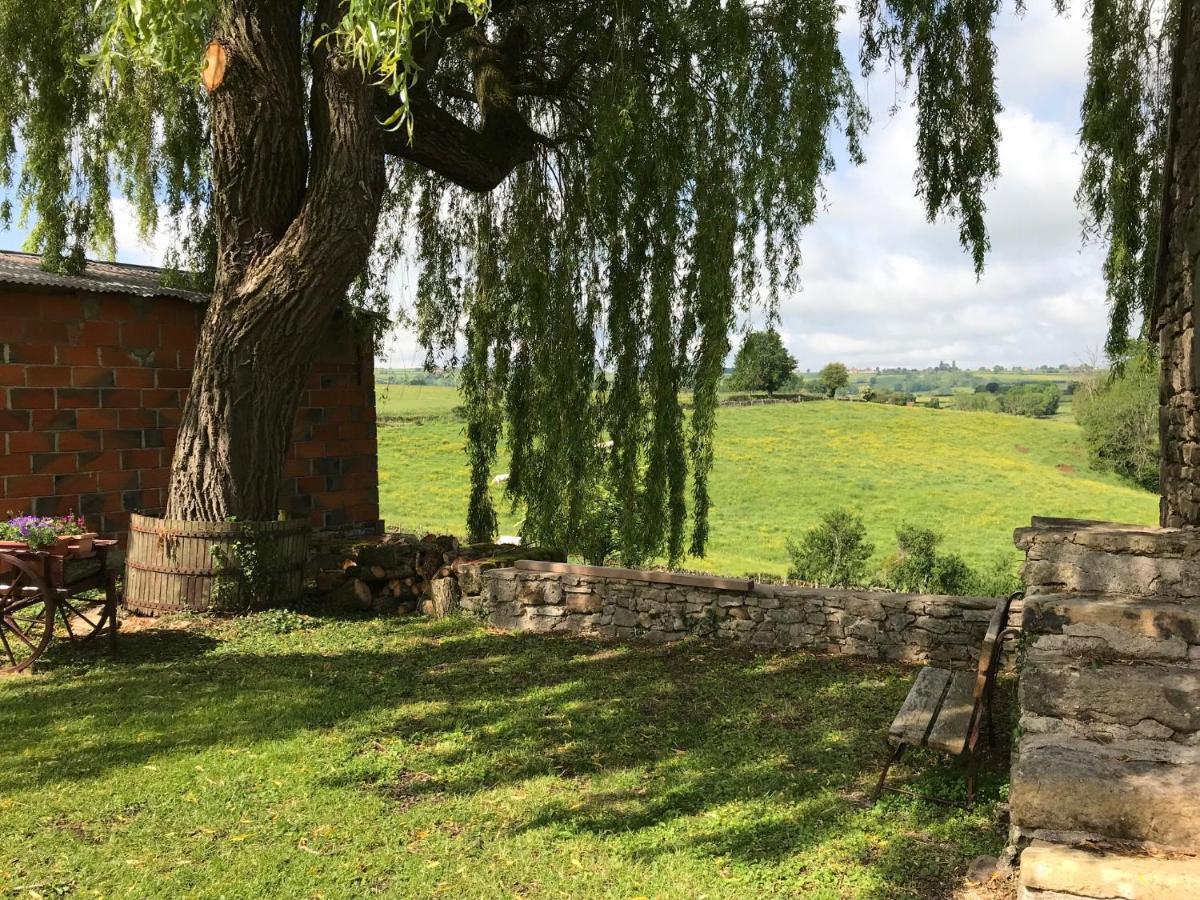 Gîte Le Mur magnifique longère au Bourgogne-du-Sud Oye Extérieur photo